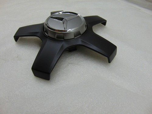 Original Mercedes Amg Rims Cover Hub Cap Black Matt A0004002400