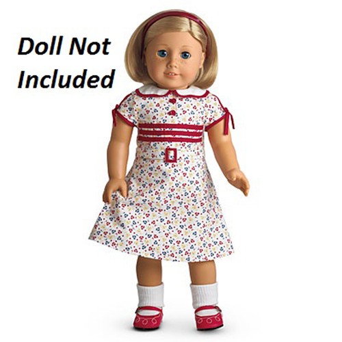 American Girl KIT/'S REPORTER DRESS for 18/" Dolls Outfit Shoes Historical Kit NEW