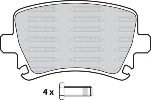 OEM SPEC FRONT REAR DISCS AND PADS FOR VOLKSWAGEN TOURAN 1.9 TD 2003-10 