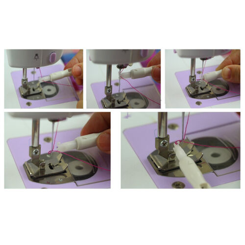 5Pcs Sewing Machine Insertion Needle Threader Applicator Handle Thread Tools-s5 