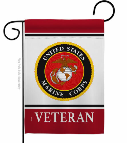 Marine Corps Veteran Garden Flag Armed Forces Decorative Gift Yard House Banner