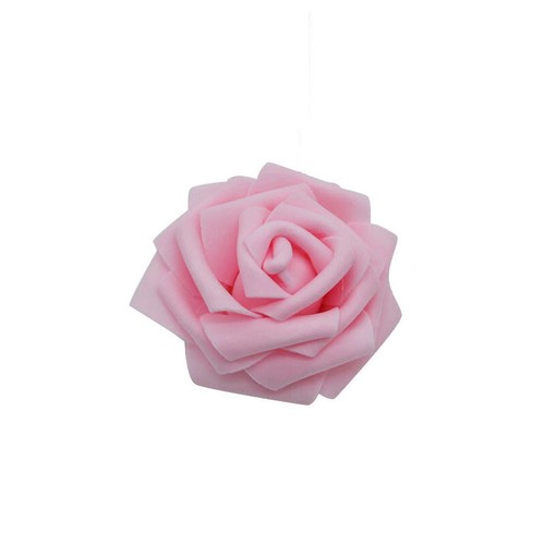 50pcs Artificial Flowers Foam Roses with stem Wedding Bride Bouquet Party Decor