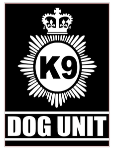 k9m2 k9 DOG UNIT MAGNETIC VEHICLE SIGN Huge choice of colour options