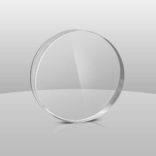 CLEAR ACRYLIC PLEXIGLASS 1/8" PLASTIC SHEET CIRCLE DISC 10" DIAMETER 