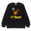 A BATHING APE BAPE KIDS MILO FOOTBALL OVERHEAD L//S TEE 8colors From Japan New