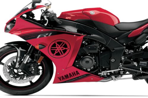 6/" YAMAHA MOTORCYCLE TUNING FORK DECAL STICKER 2