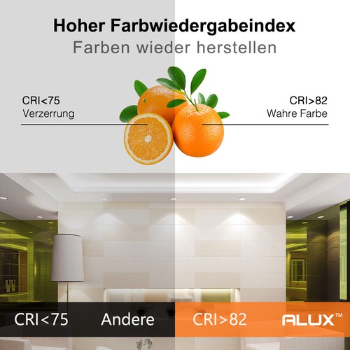 6er LED Einbau-Strahler Spot IP44 Fest IP23 Neigung Einbau-Leuchte Lampe GU10