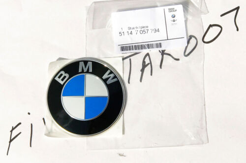 ORIGINAL BMW FRONT HOOD Emblem Roundel Badge Logo 2011+UP 5 6 Series SEE FITMENT