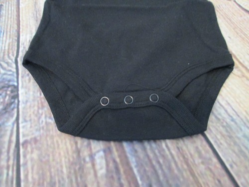 JUMPING BEANS NWT One-piece black /"Hello!/" Size 3 months