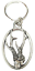 Antlers Deer Keyring And Pin Badge Boxed Gift Set Handcrafted In Solid Pewter