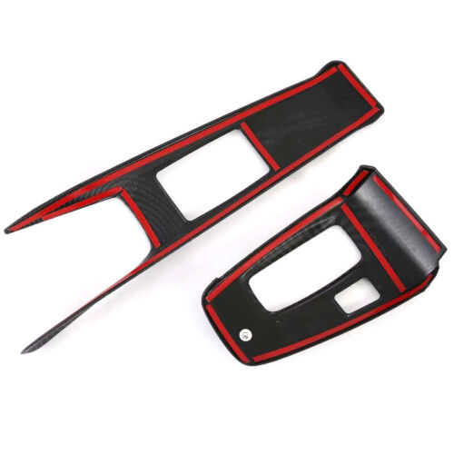 ABS Carbon Inner Gear Box Pancel Frame Cover Trim For Hyundai Sonata DN8 2019-20