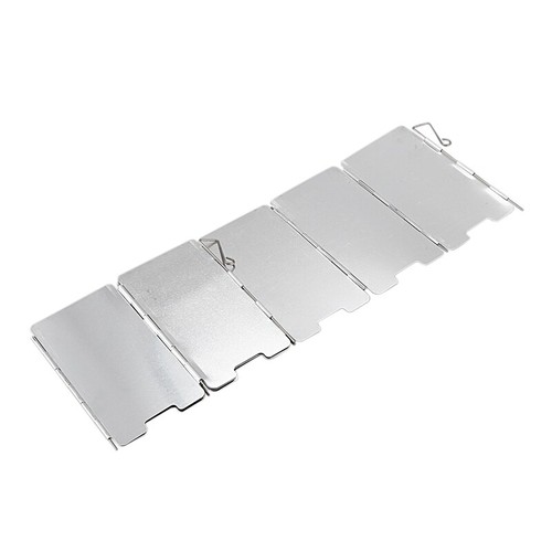 9 Platten Faltbare Outdoor Camping Kochen Herd Gasherd Windschutzscheiben W O1I4