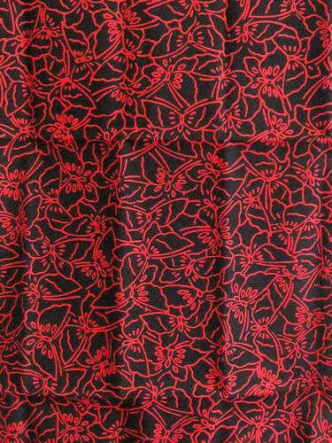 Details about  / Tenugui Butterfly Japanese Traditional Cotton Towel Handkerchief Black Red Cool