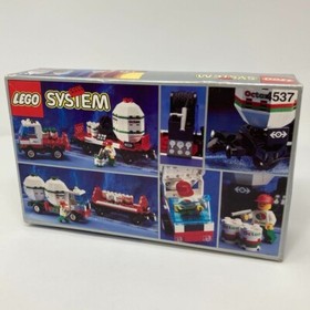 LEGO 4537 Train 9V Octan Twin Tank Rail Tanker 1993 9V Sealed Box