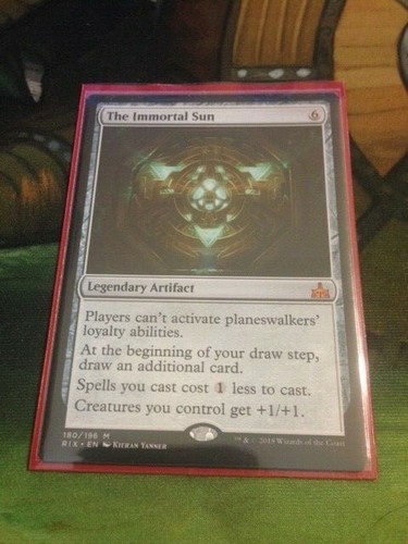 x1 NM MTG Rivals of Ixalan The Immortal Sun