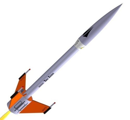 Semroc Flying Model Rocket Kit Tau Zero KN-2