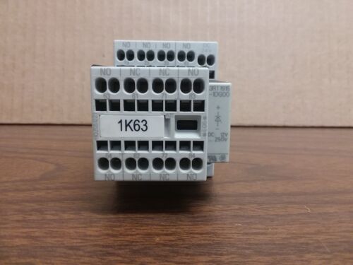 SIEMENS 3RH1140-2BB40 Control Relay with Auxiliary Contact Block and Surge Supp.