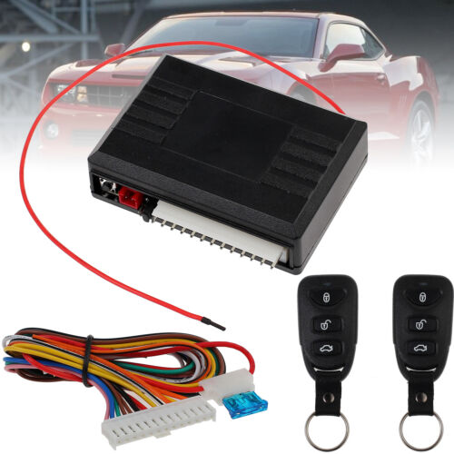 Unlock Remote Control Central Kit Keyless Entry System Car 12V Power Door Lock