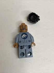 LEGO Minifigure Simon Masrani the Sand Blue Jumper Jurassic World jw003 c4