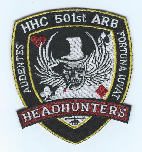 HHC 501st ARB /"HEADHUNTERS/" patch
