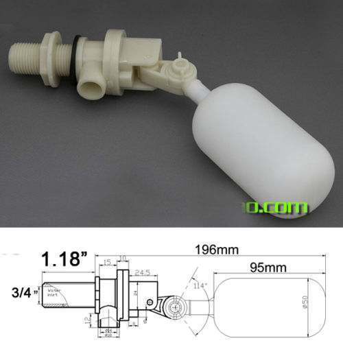 3//4/" Float Valve Schwimmerventil F//Livestock Drinker Bowl,Tank Water Trough Dog