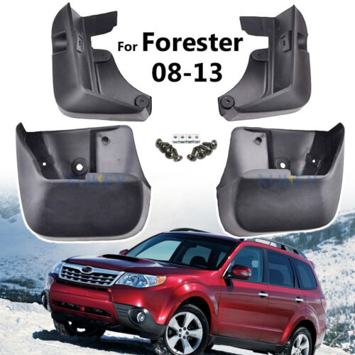 Mud Flaps For Subaru Forester 08-13 SH Front Rear Splash Guards Mudguards
