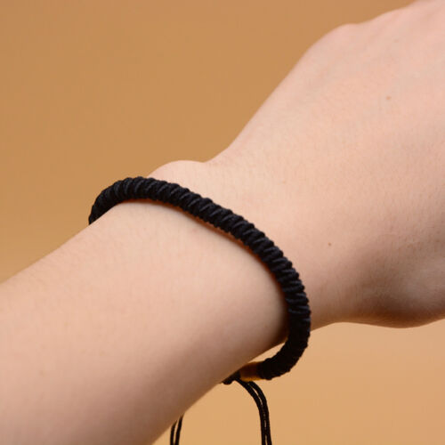 Tibetan Buddhist Handmade noeuds Lucky Corde Bracelet taille réglable pour les couples 