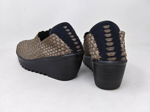 Bronze 23V New In Box Women/'s Corky/'s 50-7065 Tent Elastic Slip-On Wedges