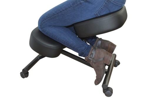 Comfort Design Ergonomic Soft Leather Kneeling Chair Adjustable