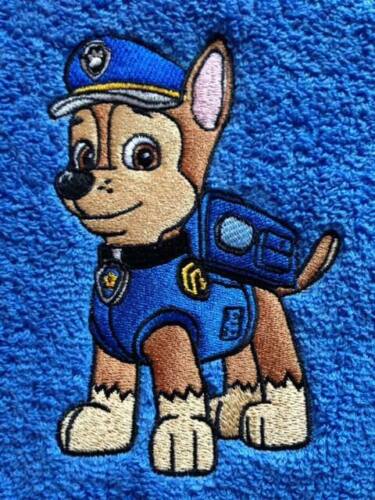 Paw Patrol Personalised Embroidered Blanket 2 Sizes 8 Colours Name /& Wrapped