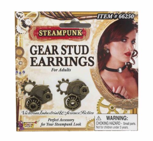 Accessory Forum Novelties Steampunk Gear Stud Earrings 