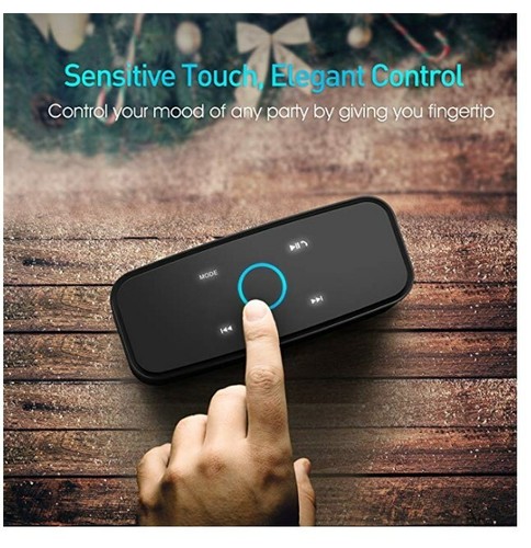 12H DOSS Touch Wireless Bluetooth V4.0 Portable Speaker with HD Sound and Bass