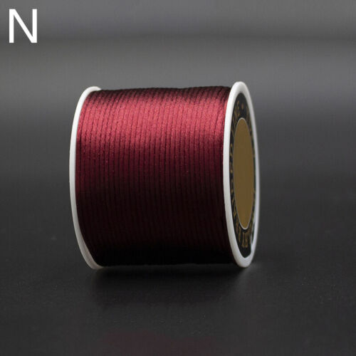 1Roll Waxed Cotton Cord String Thread Rope Bracelet Jewelry Making DIY Crafts 