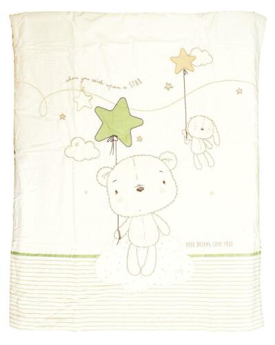 Baby Bedding Set Wish Upon a Star Nursery Cot Quilt  Mobile Curtains Uplighter