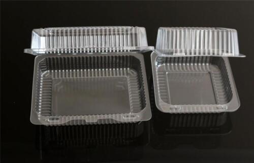 30 Plastic Disposable Clear Box For Food Mix /& Pick UK Stock
