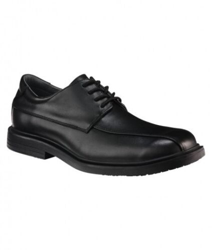 Mens KingGee Hargraves Shoe Lace Up Polished Leather Black Office Padded K22001 