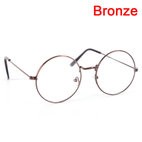 Vintage Round Glasses Men Women Metal Frame Retro Luxury Eye wear Clear GlassYZZ