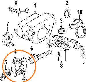 2 WIRES 25560-9BH3A NEW 25560-9BH4A 25560-ZP53B FITS FOR NISSAN CLOCK SPRING