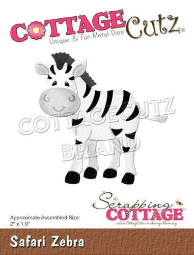 CottageCutz Dies Safari Zebra 2/"X1.9/" 819038027862