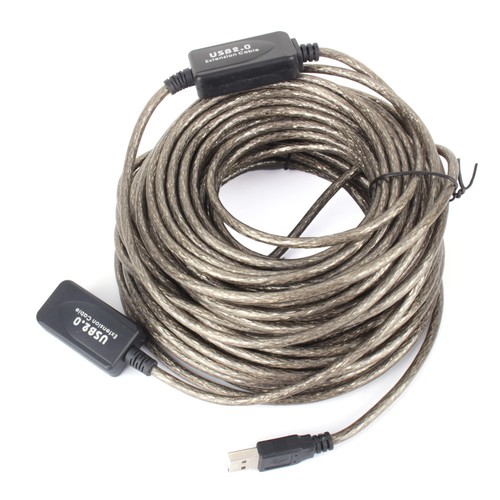 5M 10M 15M 20M 5m Mètres Cordon Rallonge Câble d/'Extension USB 2.0 Fil durable