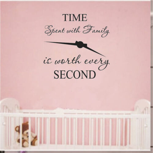 time spent with family is worth every second art wall stickers home decals BXJ