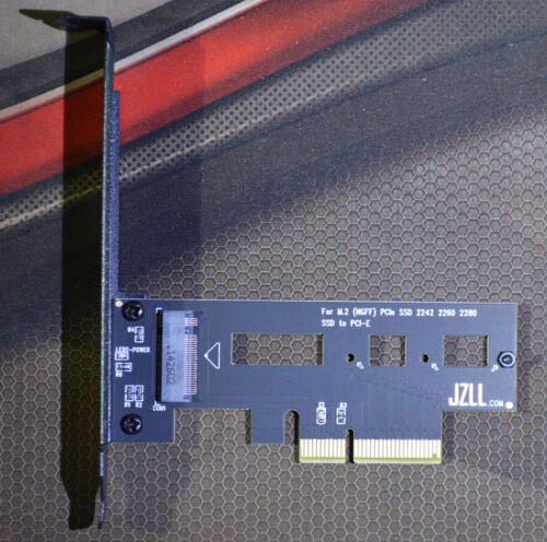 Up to 3300M//s PCI-E 4X for M.2 SSD ADAPTER SM961 SM951 950Pro Cooling version