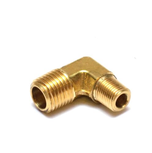 Water Air Elbow 1//4 to 1//8/" Male NPT Thread Fittings Oil Fuel FASPARTS