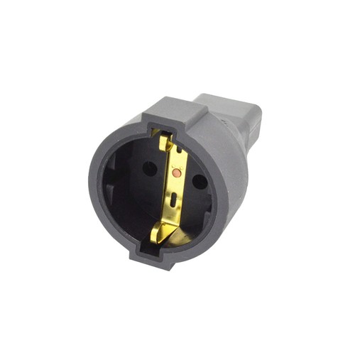 IEC C14 to EU Plug Power Adaptor Computer Socket AC Travel Adapter Converters