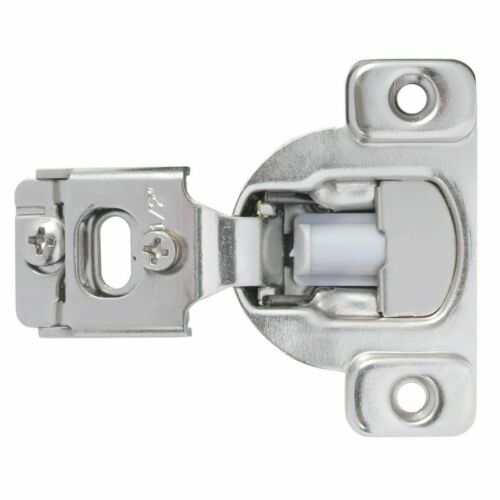 Soft-Closing Compact Concealed 1//2/" Overlay 105° Hinge Kitchen Cabinet Hardware