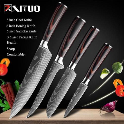 Kitchen Knives Set Professional Kitchen For Chef Knives Damscus Knifes Tools 