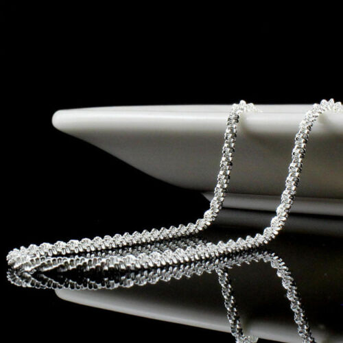 925 Sterling Silver Anklet Contemporary Captivating Twisted Design Rope Chain