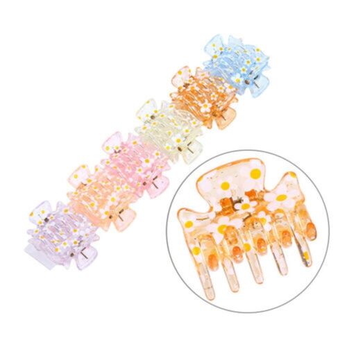 12Pcs Women Girls 3cm Mini Crab Hair Claw Clips Plastic Hairpin Jaw Clamp US
