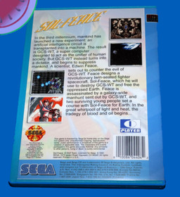 Tested SEGA CD Game SOL FEACE in Case Shmup Shooter Deace Genesis Shoot em up
