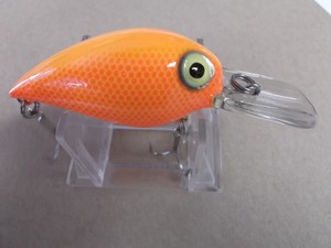 Custom-Painted-Pre-Rapala-Storm-Magnum-Mag-Wiggle-Wart-AV-66-Orange-Peel-Scale